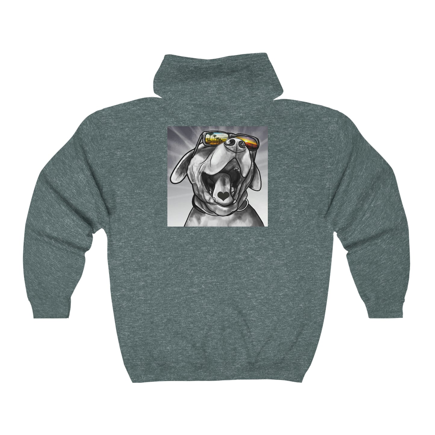 Happy Dog Zip Hoodie