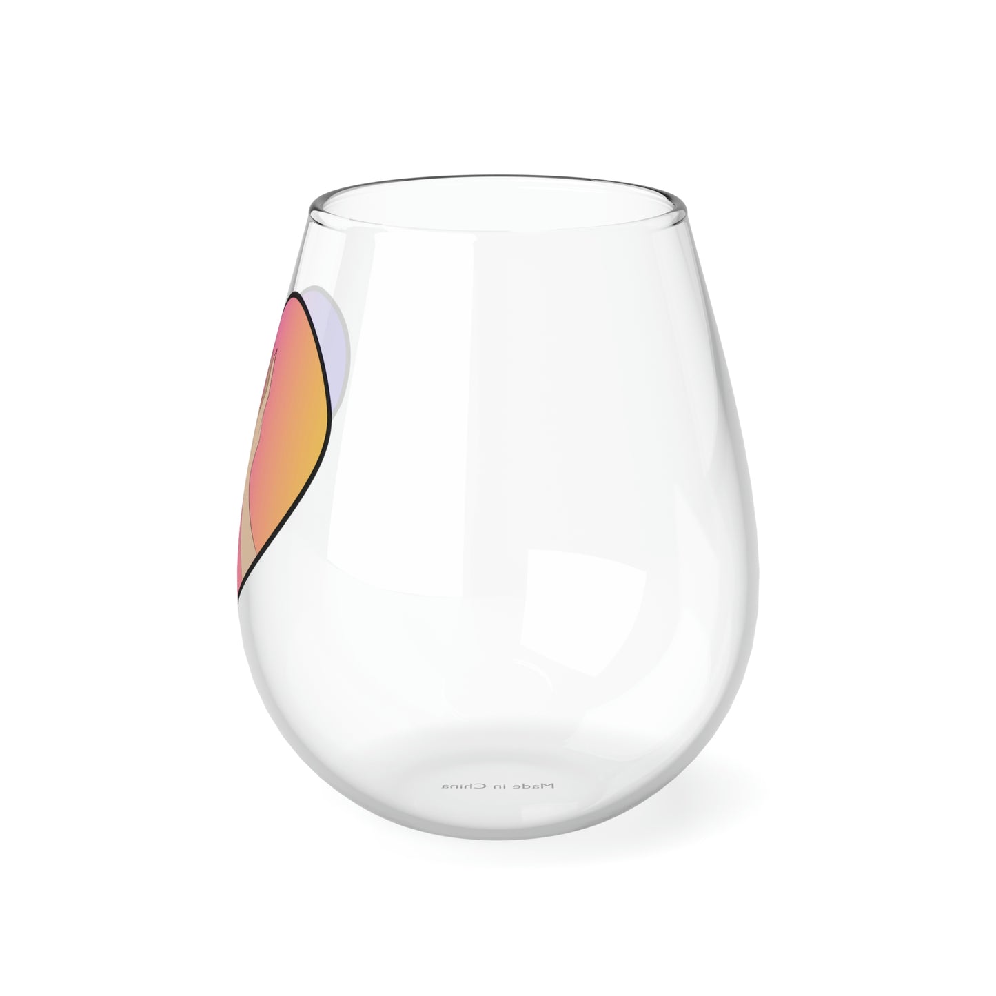Rescue Gal Wine Glass