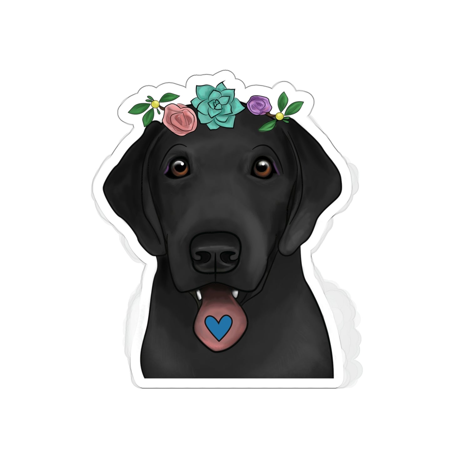 Black Lab Sticker