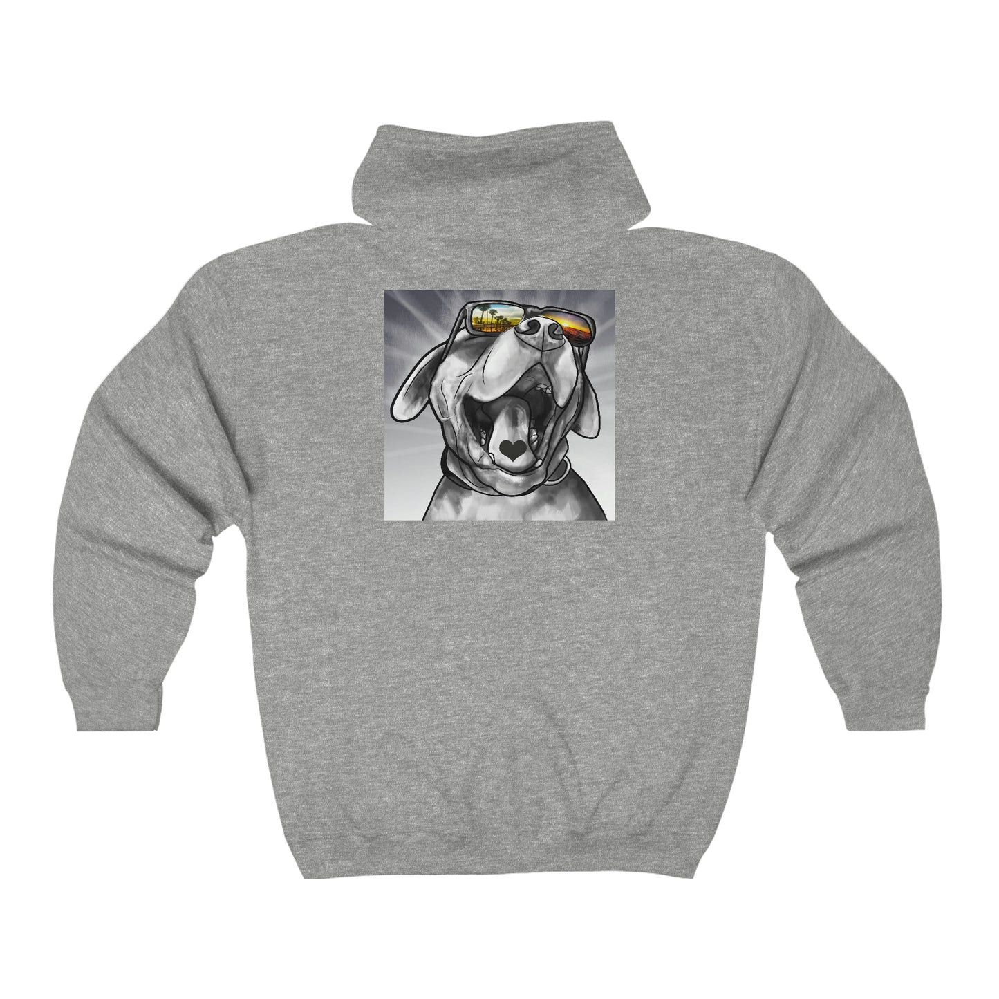 Happy Dog Zip Hoodie