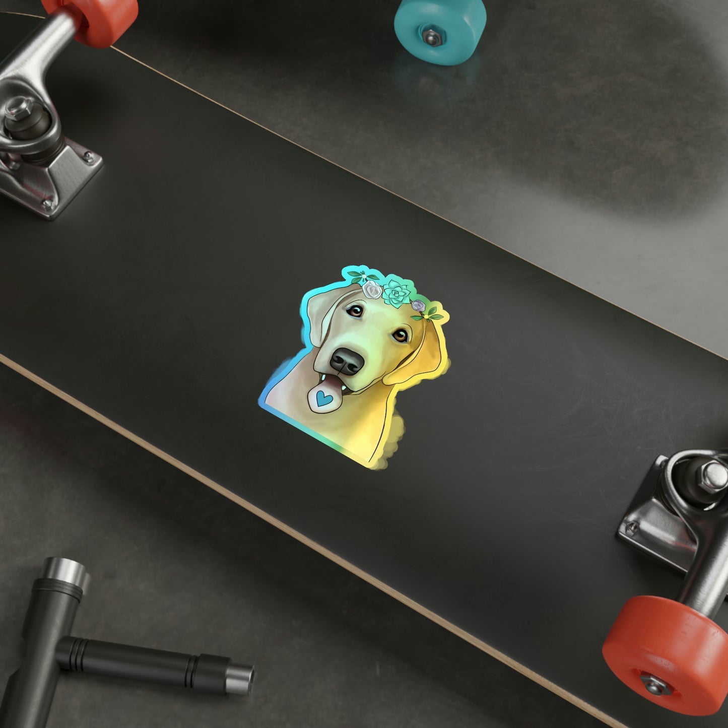Holographic Lab Sticker