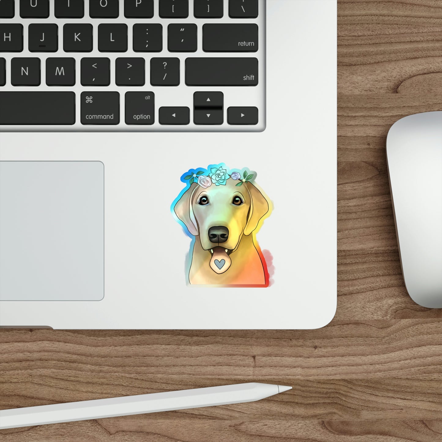 Holographic Lab Sticker