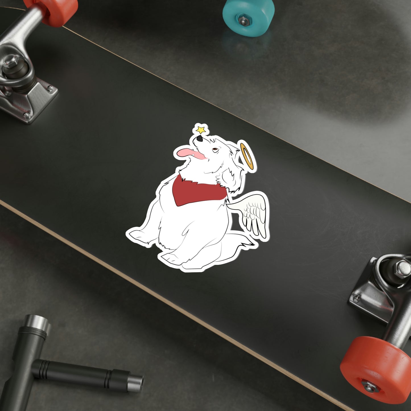 Angel Pup Sticker