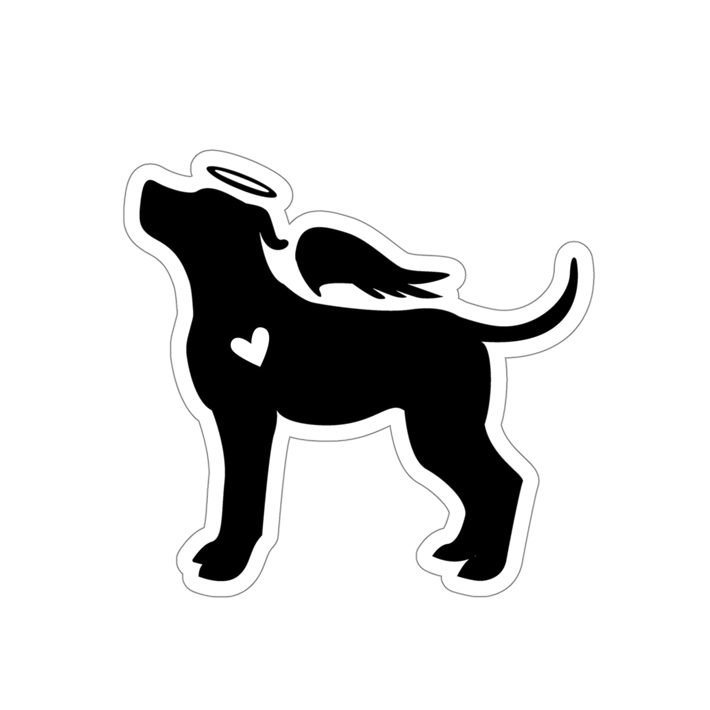 Angel Pup Stickers