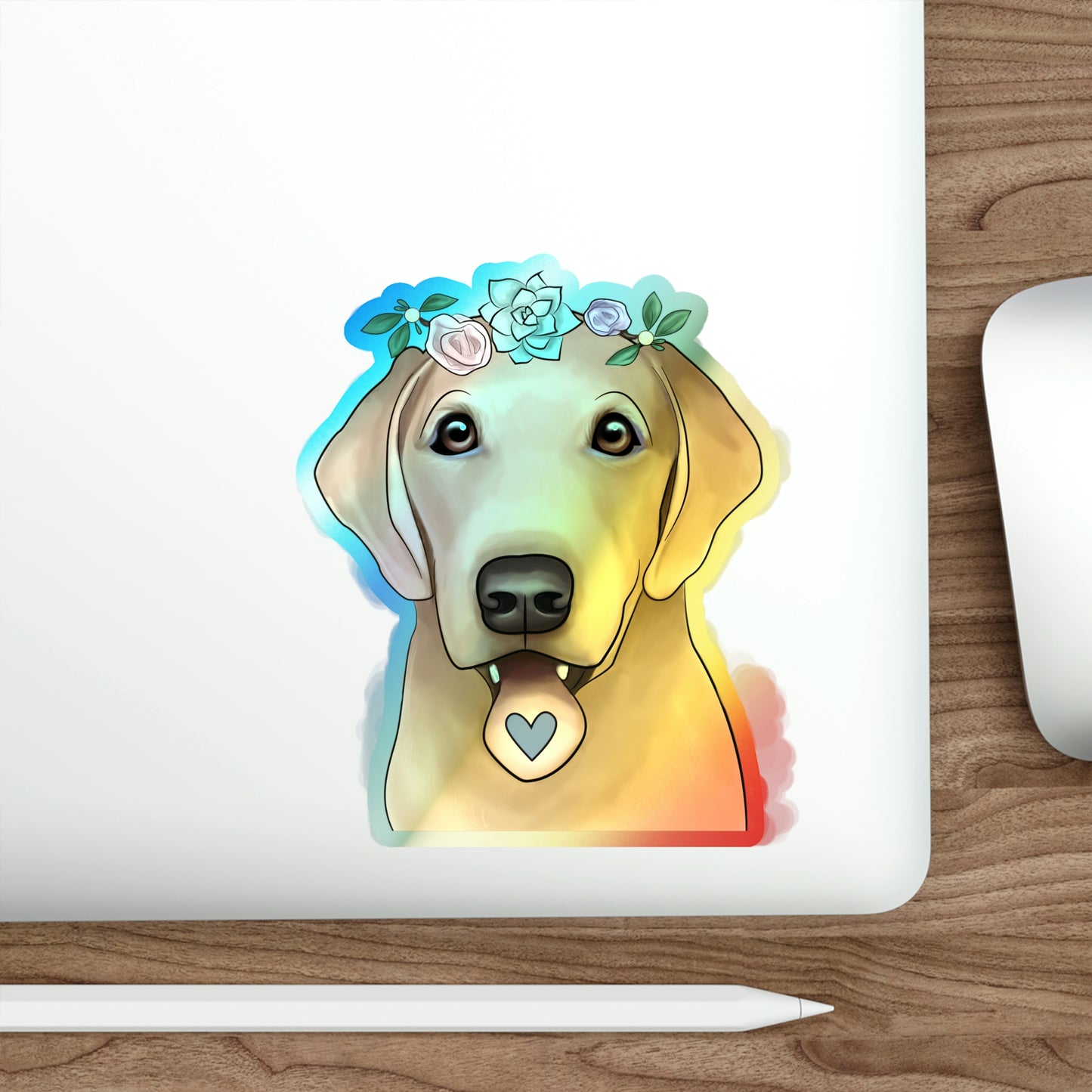 Holographic Lab Sticker