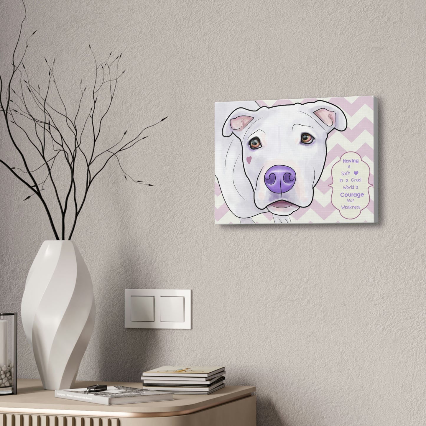 Soft Heart Canvas