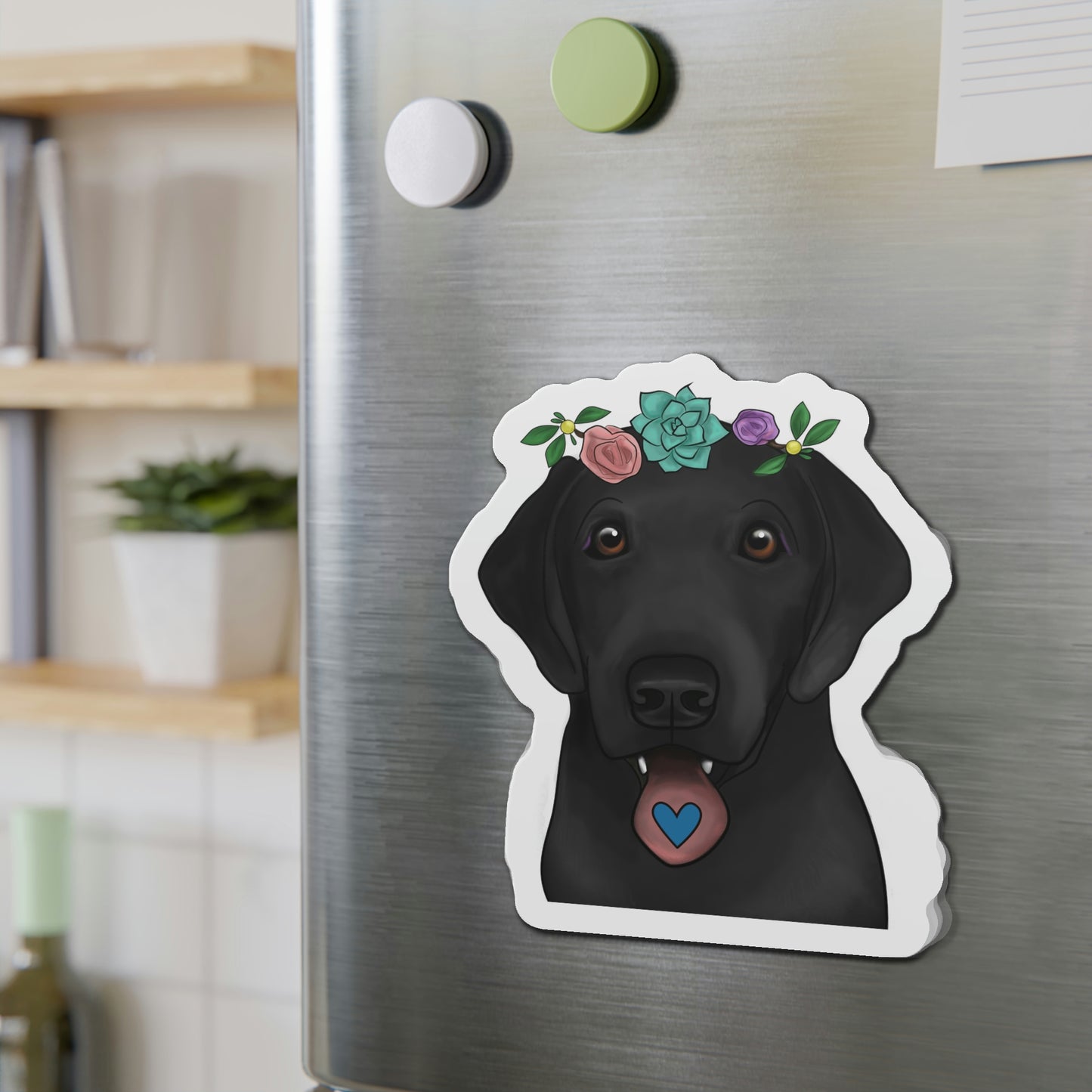 Black Lab Magnet