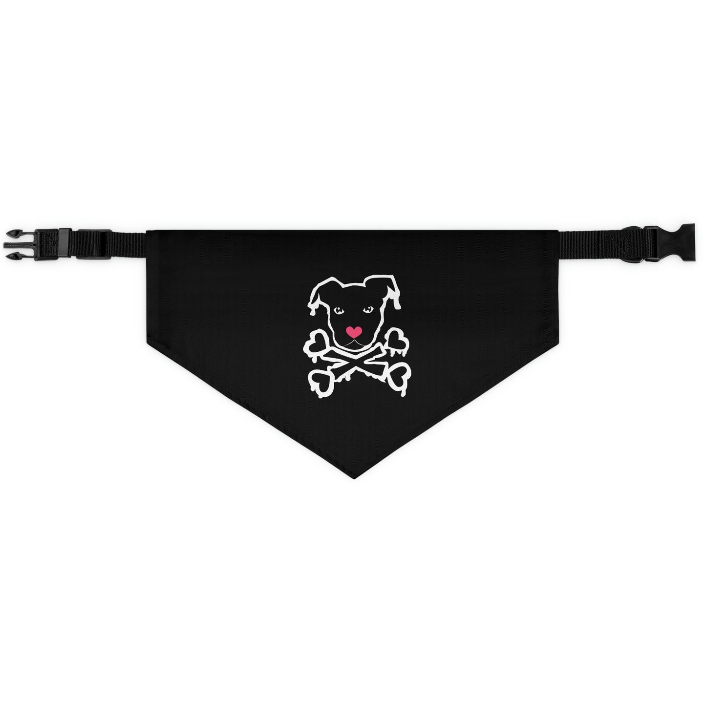 Large Cross Love Bones Bandana Collar