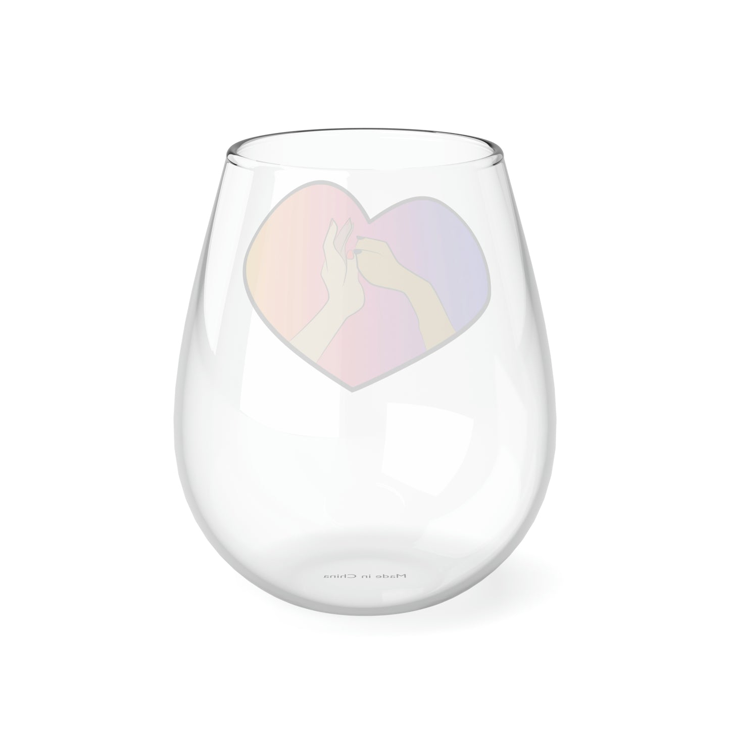 Rescue Gal Wine Glass