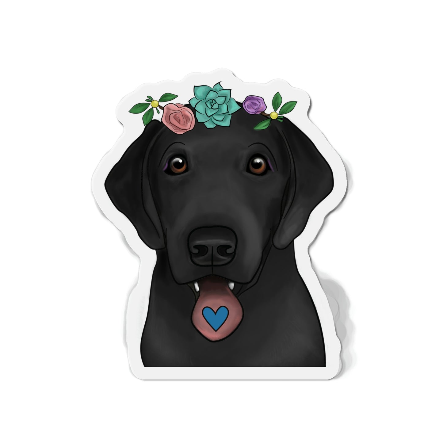 Black Lab Magnet