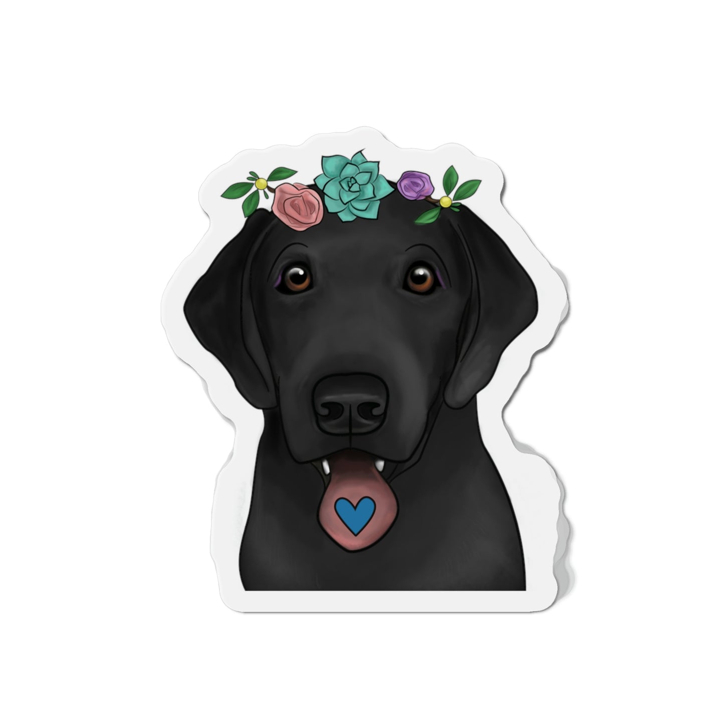 Black Lab Magnet