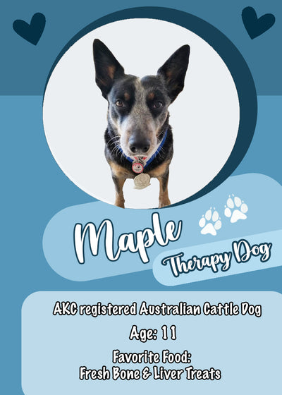 Therapy Dog Trading Cards