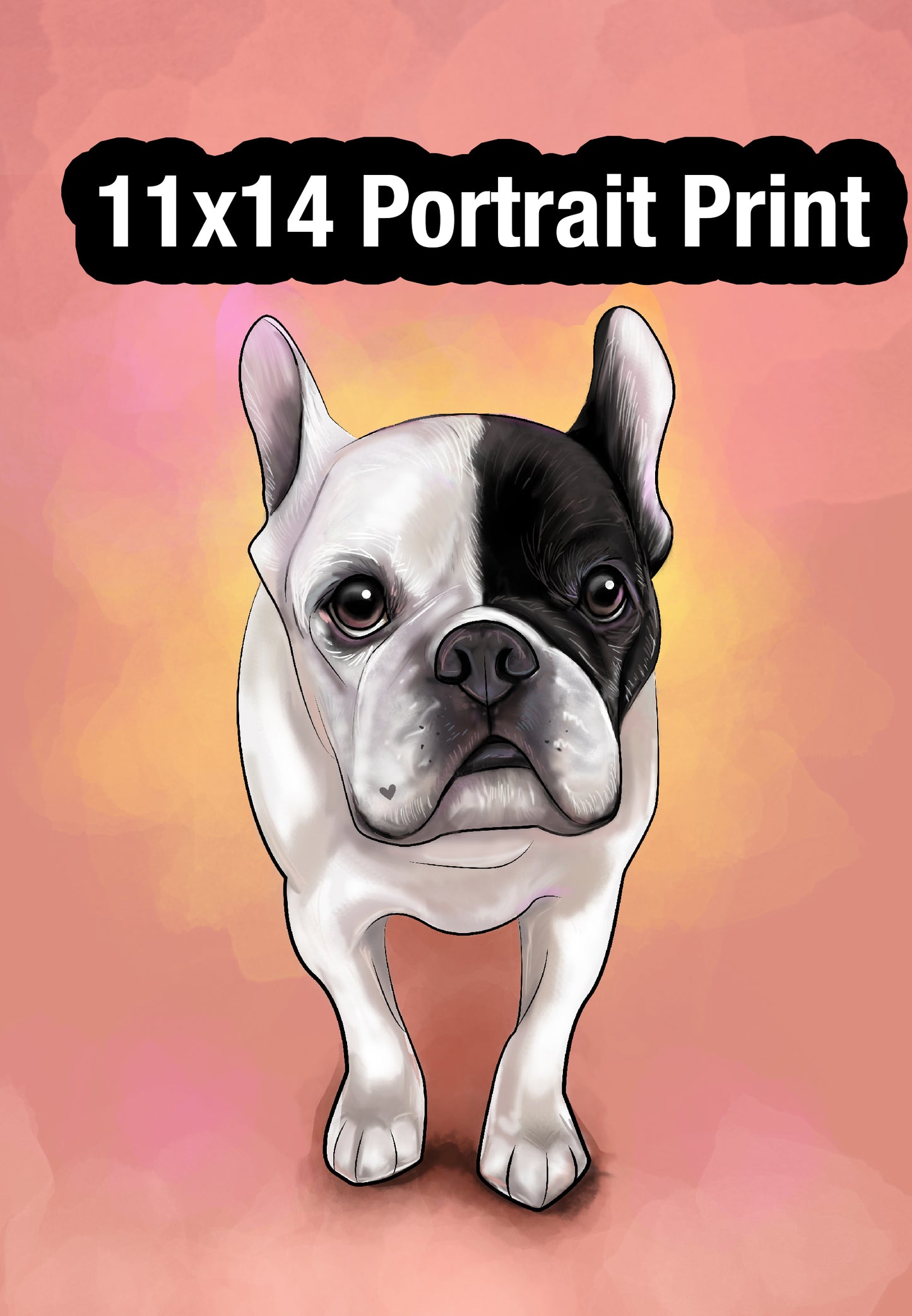 Pet Portrait 11 x 14  PRINT