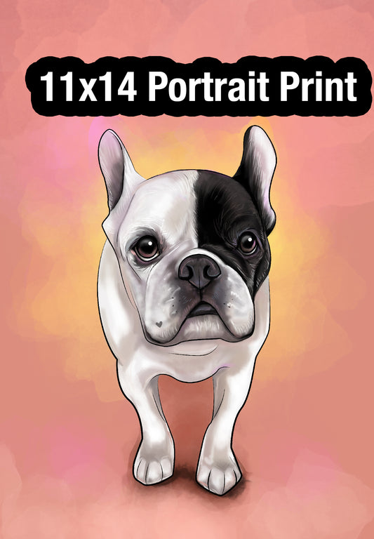 Pet Portrait 11 x 14  PRINT