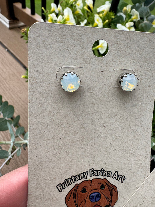 Opalescent Earring Studs