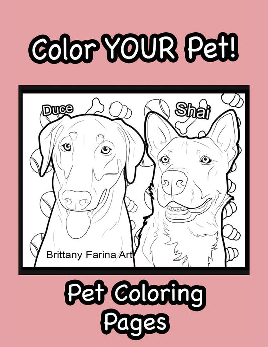 Coloring Page Of Your Pet