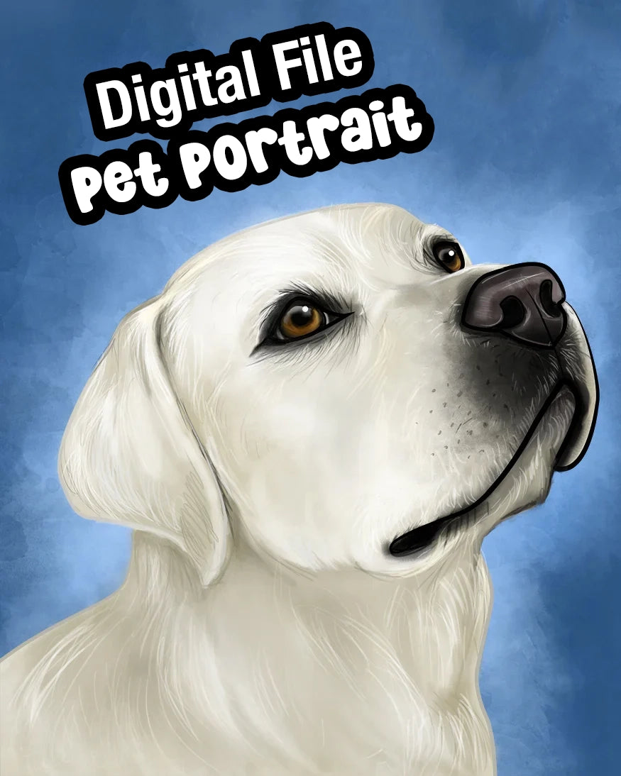 Pet Portrait DIGITAL FILE