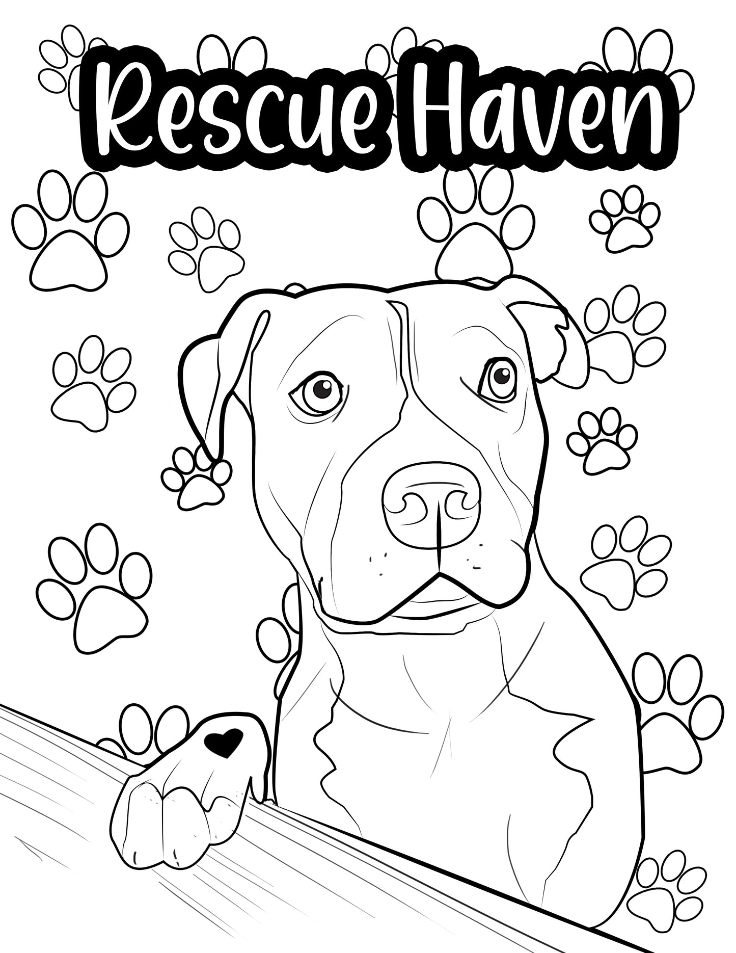 Rescue Haven Coloring Book