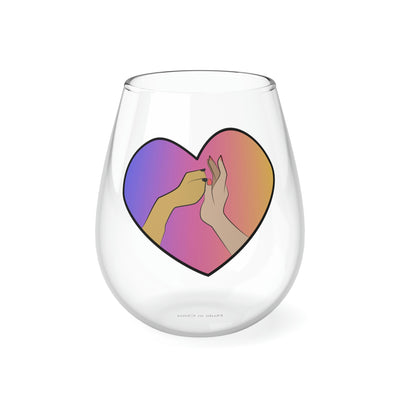 Rescue Gal Wine Glass