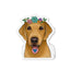 Flower Crown Pup Magnet