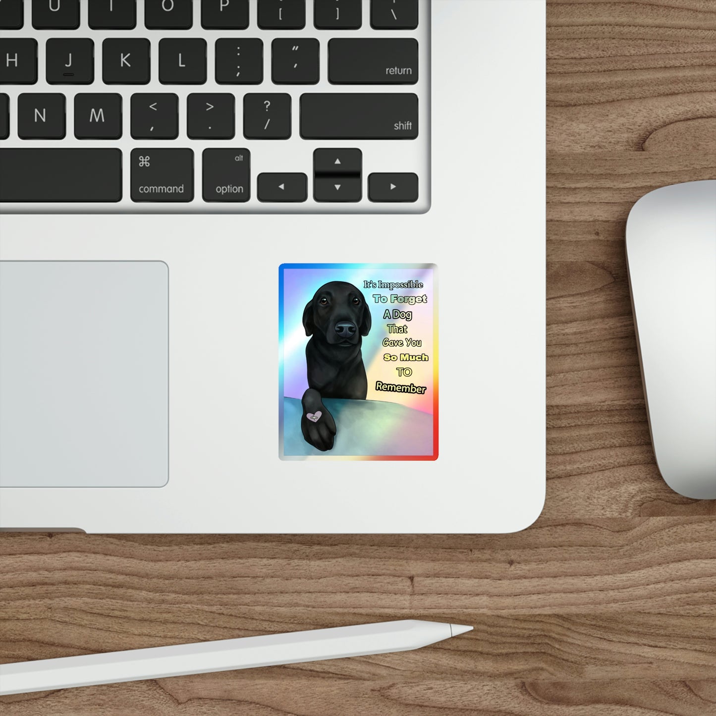 A Dog To Remember Holo Sticker