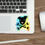 Cross Love Bone Holo Sticker